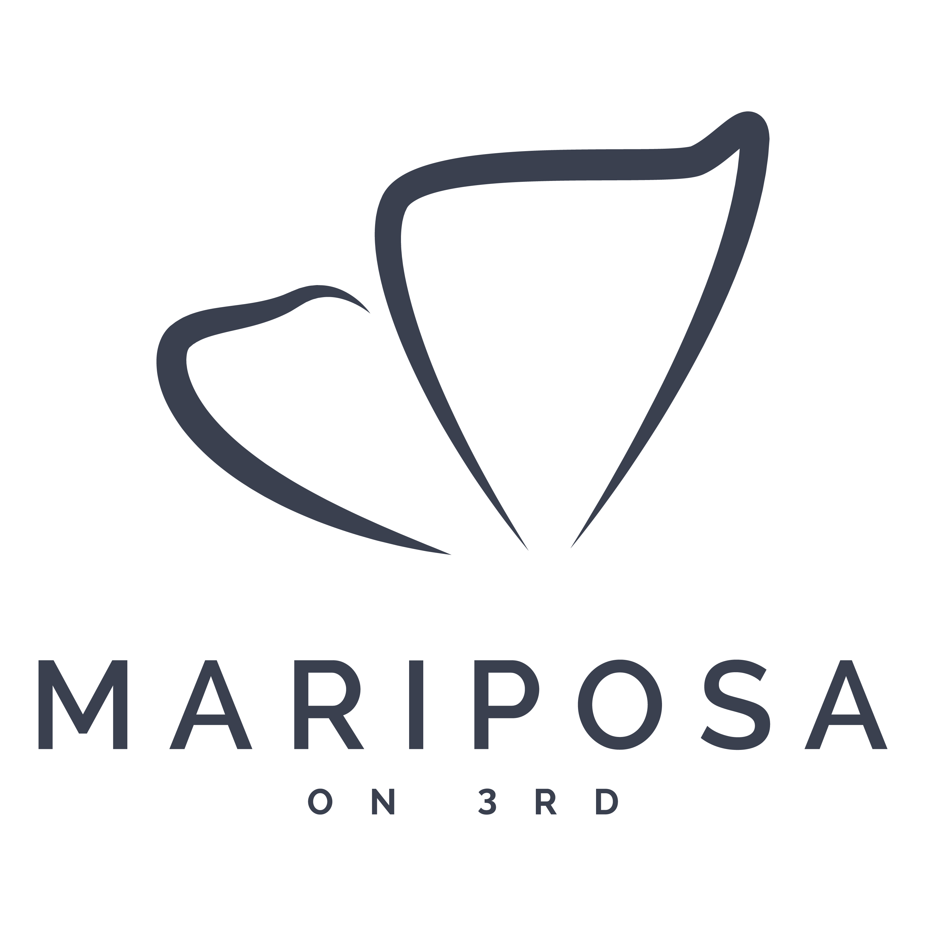 The image features the word "MARIPOSA" in large letters with a graphic of a flower above it and "ON 3RD" below.